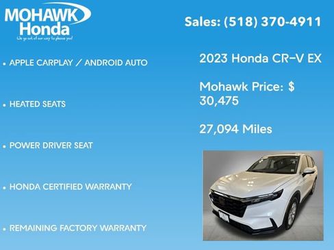 Certified 2023 Honda CR-V EX image 16