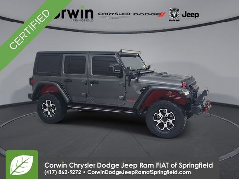 Certified 2021 Jeep Wrangler Unlimited Rubicon w/ Cold Weather Group image 1
