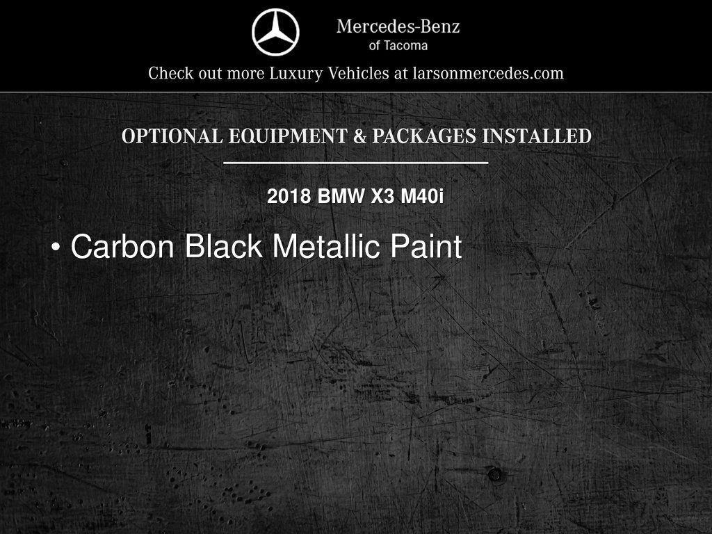 Used 2018 BMW X3 M40i AWD/4WD image 2