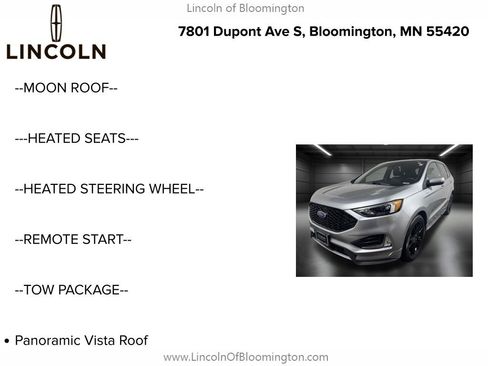 Used 2022 Ford Edge ST-Line w/ Class II Trailer Tow Package AWD/4WD image 5