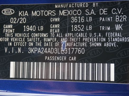 Used 2020 Kia Rio S FWD image 25