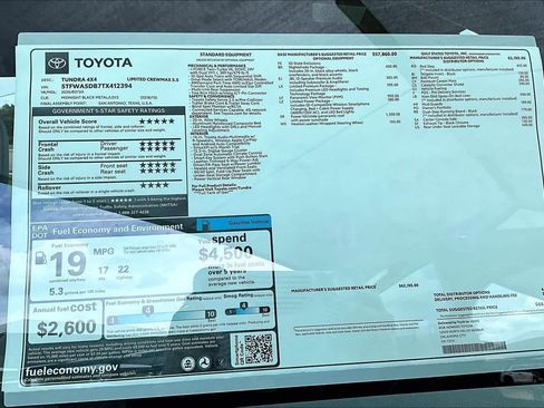 New 2026 Toyota Tundra Limited AWD/4WD image 20