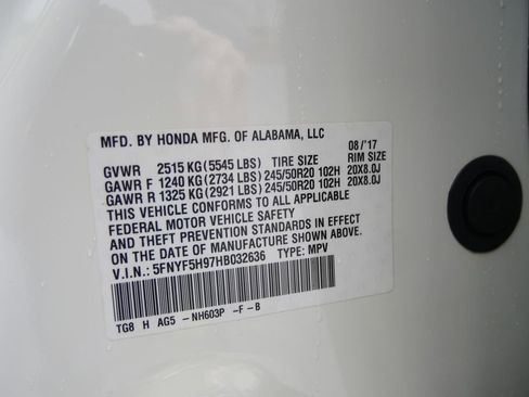 Used 2017 Honda Pilot Touring image 33