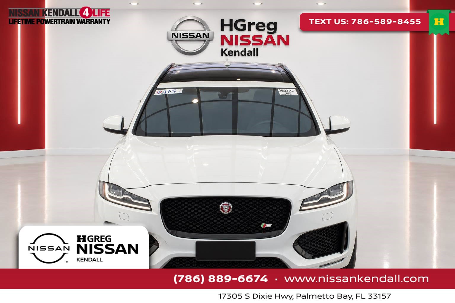 Used 2017 Jaguar F-PACE S AWD/4WD image 1