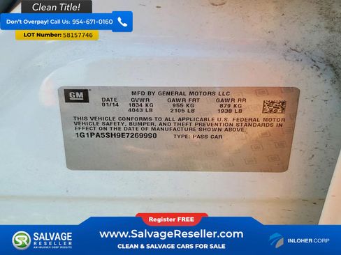 Used 2014 Chevrolet Cruze LS FWD image 16