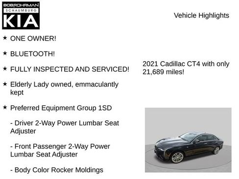 Used 2021 Cadillac CT4 Premium Luxury AWD/4WD image 8