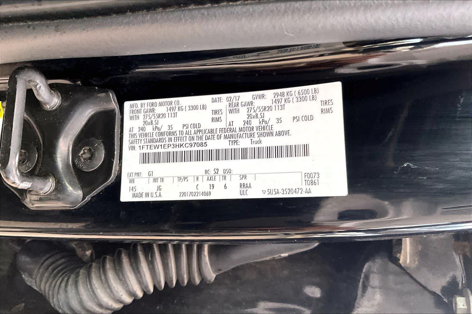 Used 2017 Ford F150 XL w/ Equipment Group 101A Mid AWD/4WD image 36