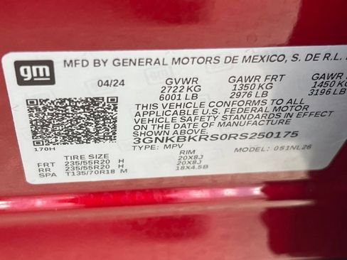 Certified 2024 Chevrolet Blazer RS w/ Driver Confidence II Package image 25