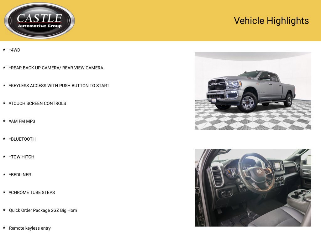 Used 2021 RAM 2500 Big Horn AWD/4WD image 3