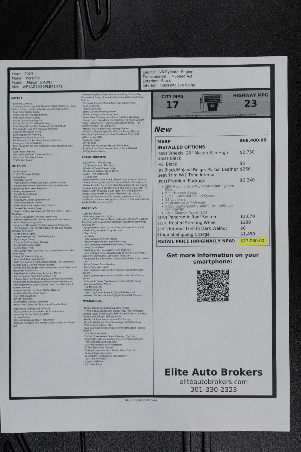 Used 2023 Porsche Macan S AWD/4WD image 51