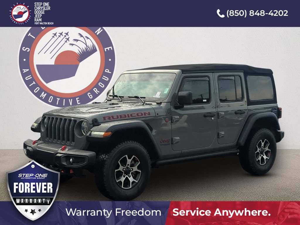 Used 2021 Jeep Wrangler Unlimited Rubicon w/ LED Lighting Group AWD/4WD image 2