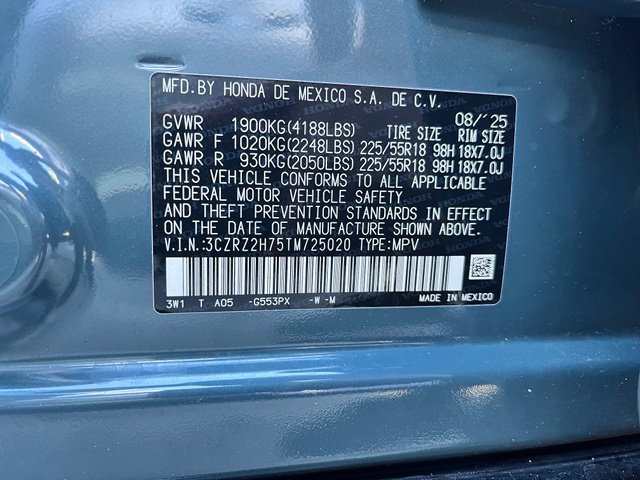 Used 2026 Honda HR-V EX-L image 13