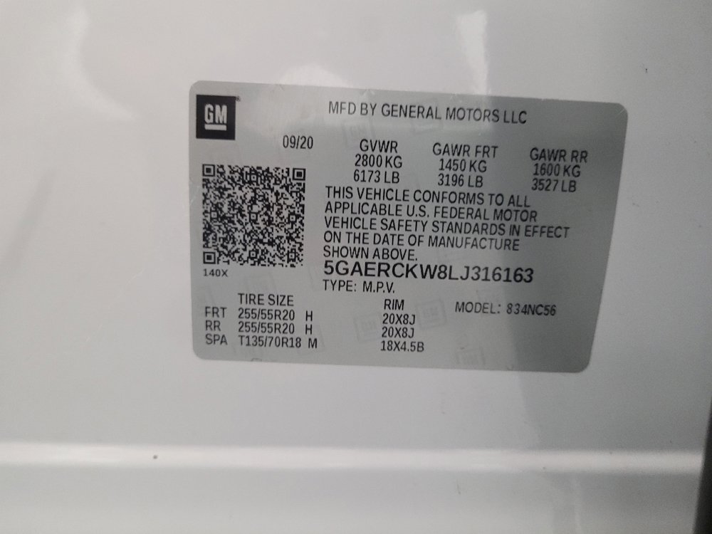 Used 2020 Buick Enclave Premium w/ Sun and Sites Package FWD image 33