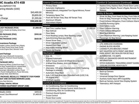 Certified 2023 GMC Acadia AT4 w/ Technology Package AWD/4WD image 22