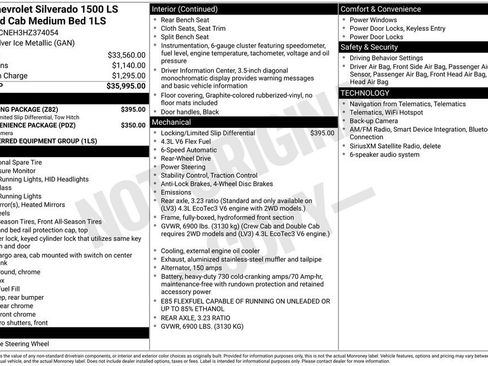 Used 2017 Chevrolet Silverado 1500 LS w/ Trailering Package RWD image 29