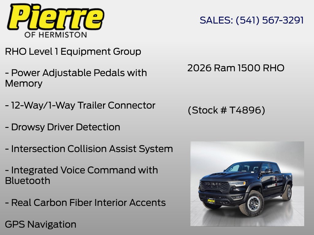 New 2026 RAM 1500 RHO w/ RHO Level 1 Equipment Group AWD/4WD image 36
