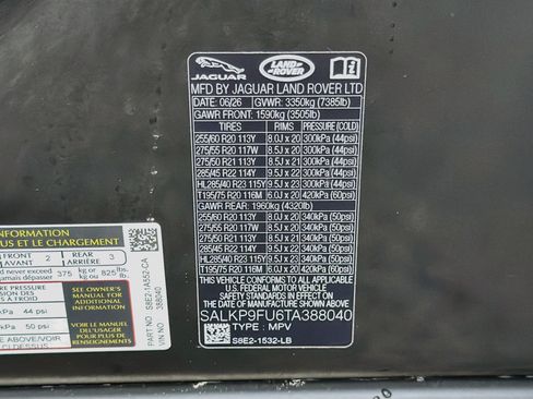New 2026 Land Rover Range Rover SE AWD/4WD image 44