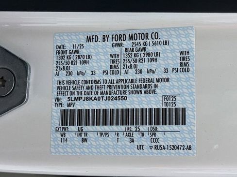 New 2026 Lincoln Nautilus Reserve AWD/4WD image 34