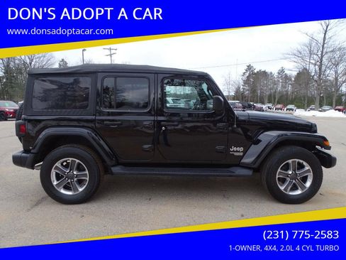 Used 2021 Jeep Wrangler Unlimited Sahara image 1
