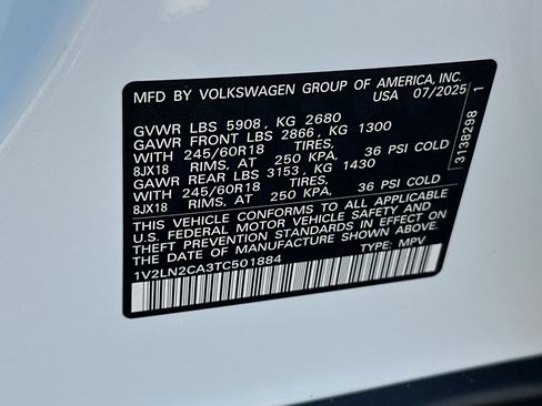 New 2026 Volkswagen Atlas SE AWD/4WD image 29