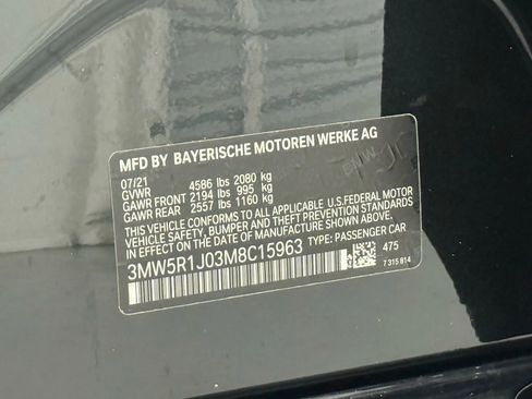 Used 2021 BMW 330i Sedan w/ Convenience Package image 49