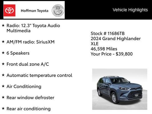 Used 2024 Toyota Grand Highlander AWD image 15