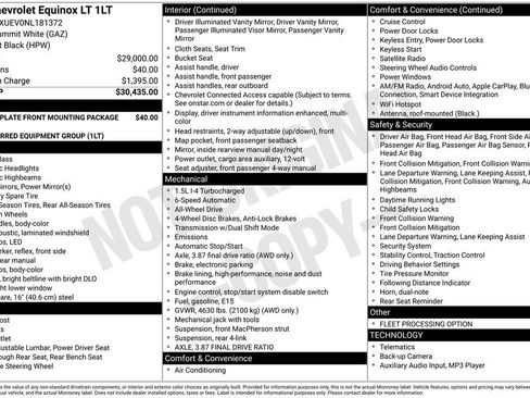 Used 2022 Chevrolet Equinox LT image 30