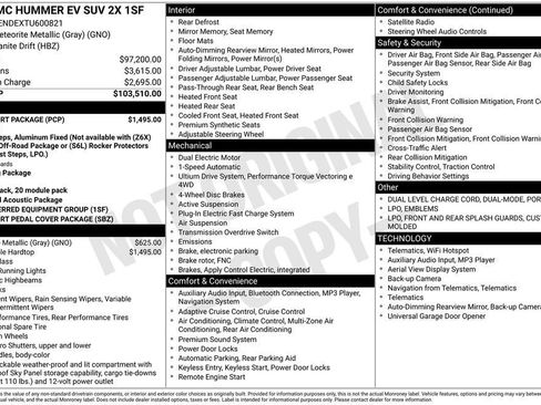 New 2026 GMC Hummer EV w/ LPO, Sport Package AWD/4WD image 39
