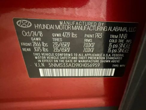 Used 2019 Hyundai Santa Fe SEL FWD image 41