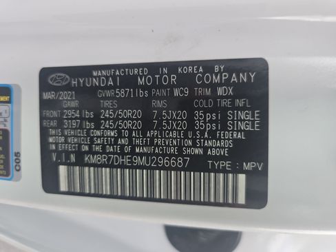 Used 2021 Hyundai Palisade Calligraphy AWD/4WD image 33
