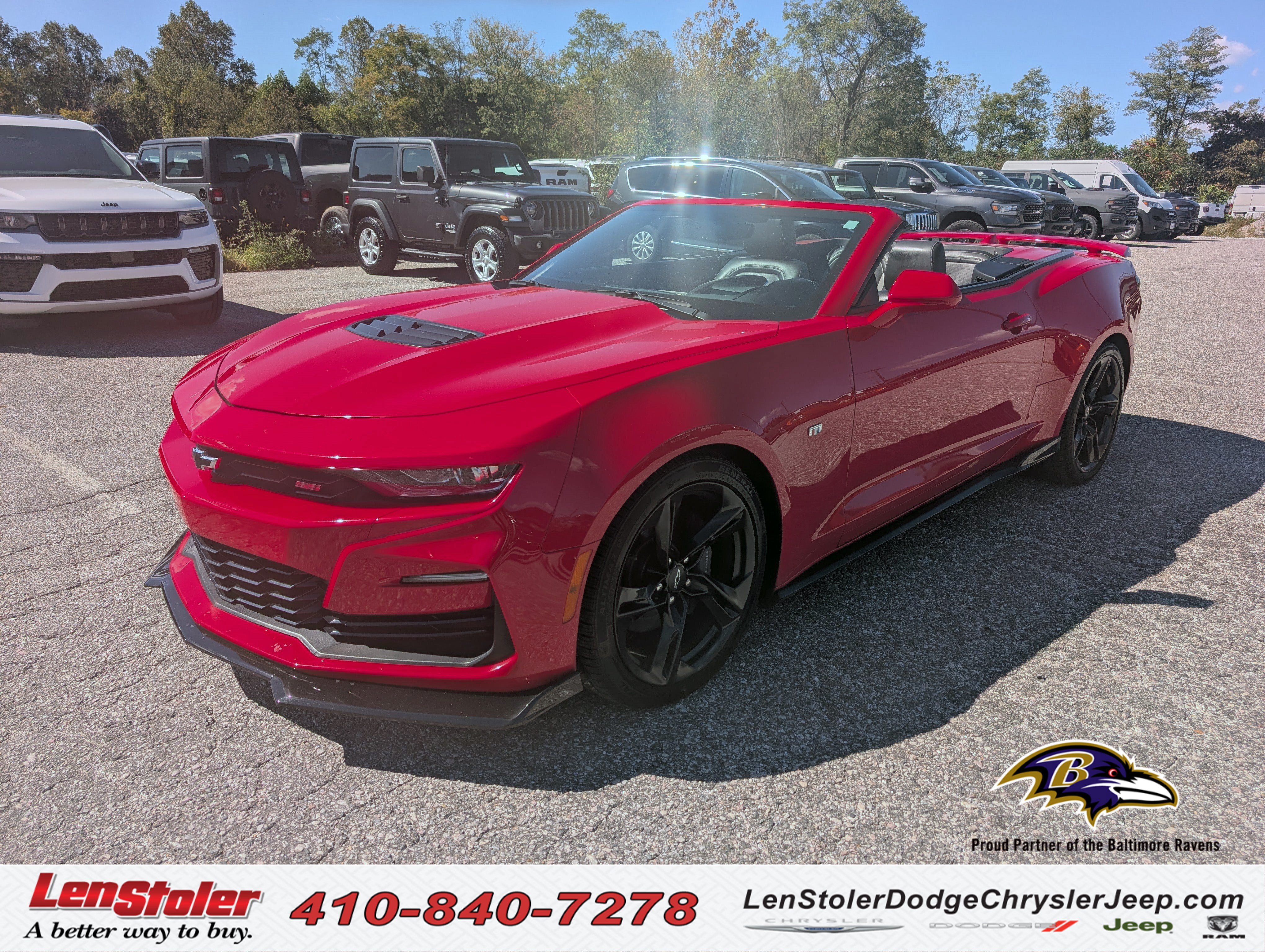 Used 2020 Chevrolet Camaro SS RWD image 1