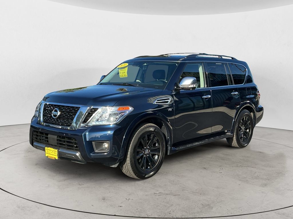 Used 2020 Nissan Armada Platinum w/ Captain's Chairs Package AWD/4WD image 1