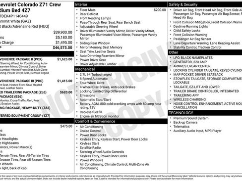 Certified 2023 Chevrolet Colorado Z71 w/ Z71 Convenience Package 2 image 3