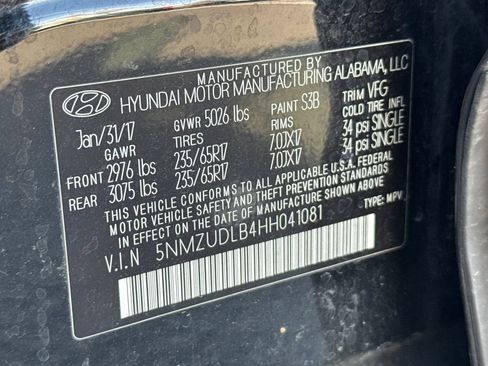 Used 2017 Hyundai Santa Fe Sport w/ 2.4L Tech Package 04 image 22