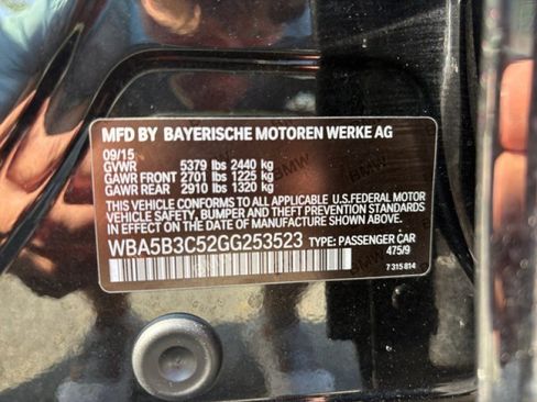 Used 2016 BMW 535i xDrive Sedan AWD/4WD image 23