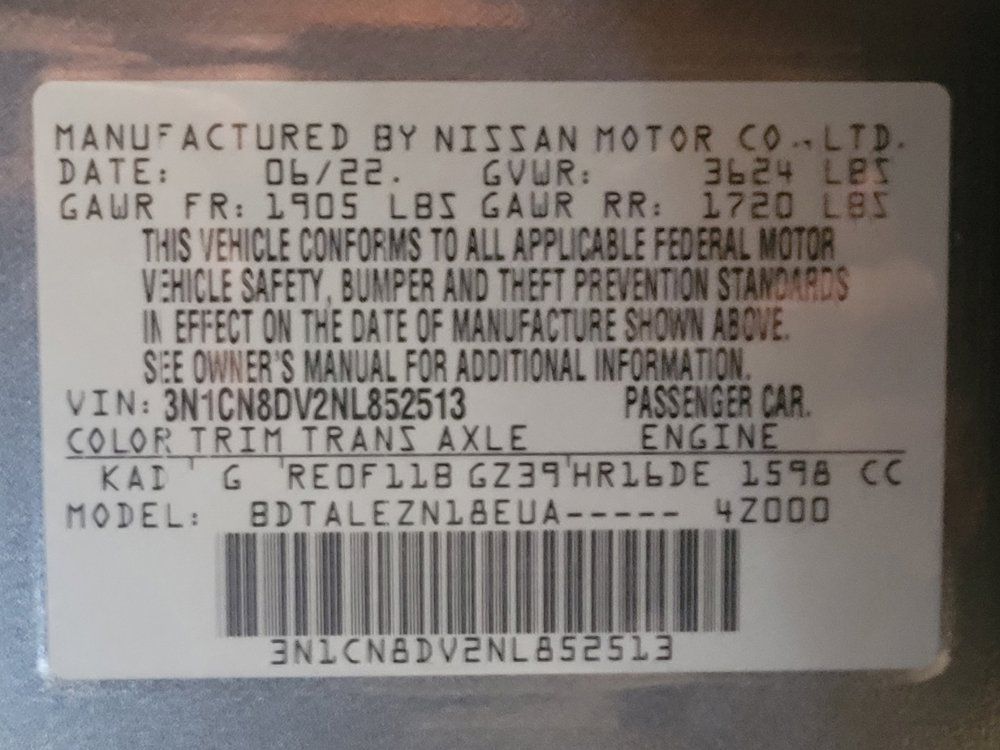 Used 2022 Nissan Versa S FWD image 33