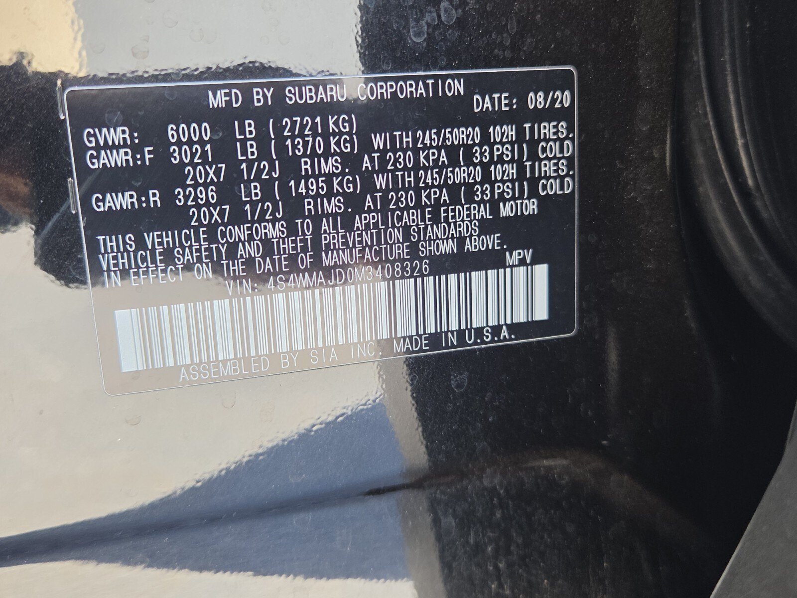 Used 2021 Subaru Ascent Limited w/ Popular Package #2A AWD/4WD image 14