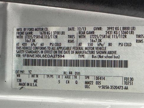 Used 2014 Ford E-350 and Econoline 350 XLT image 29