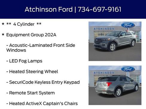 Certified 2023 Ford Explorer XLT w/ Equipment Group 202A image 12