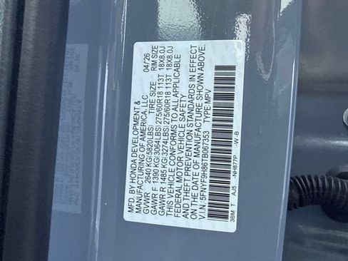 Certified 2026 Honda Passport TrailSport Elite image 11