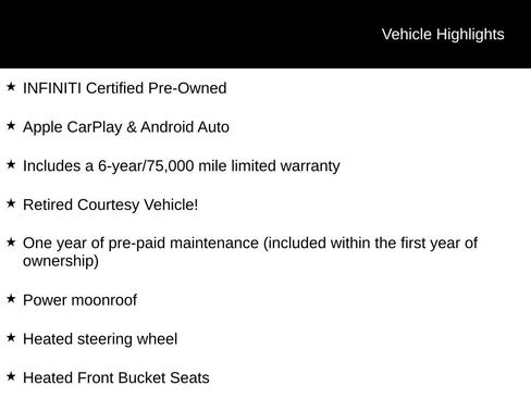 Certified 2025 INFINITI QX60 Pure w/ Cargo Package AWD/4WD image 2