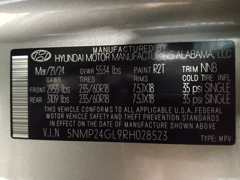 Used 2024 Hyundai Santa Fe SEL FWD image 33