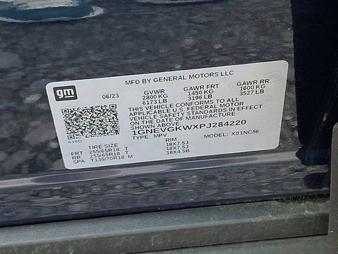 Used 2023 Chevrolet Traverse LT w/ LPO, Floor Liner Package AWD/4WD image 21