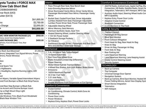 Used 2025 Toyota Tundra Limited AWD/4WD image 2