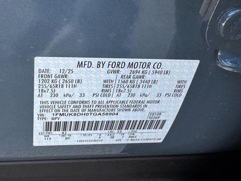 New 2026 Ford Explorer Active image 19