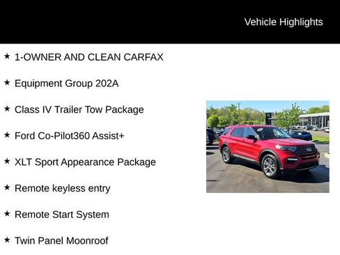 Used 2023 Ford Explorer XLT w/ Equipment Group 202A AWD/4WD image 5