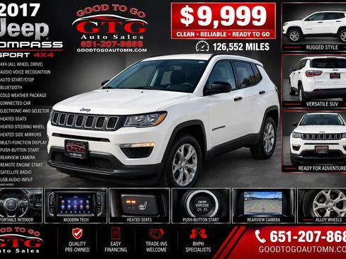 Used 2017 Jeep Compass Sport w/ Cold Weather Group AWD/4WD image 1
