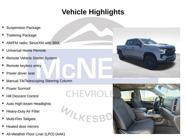 Used 2025 Chevrolet Silverado 1500 LT Trail Boss w/ Convenience Package II AWD/4WD image 10