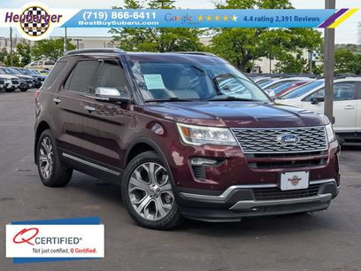 Used 2018 Ford Explorer Platinum