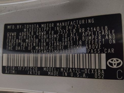Used 2021 Toyota Corolla SE FWD image 33